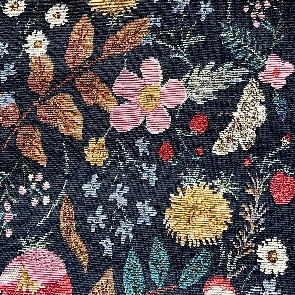 🆕 Whimsigoth Riffle Paper Indoor Outdoor Rug Strawberry Fields Floral Moody